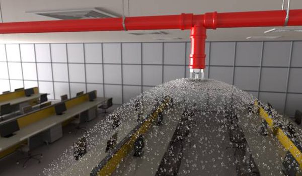 Office Fire Sprinkler Pipe