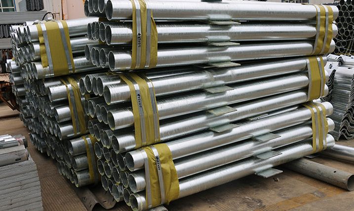 hot-dip galvanized steel post